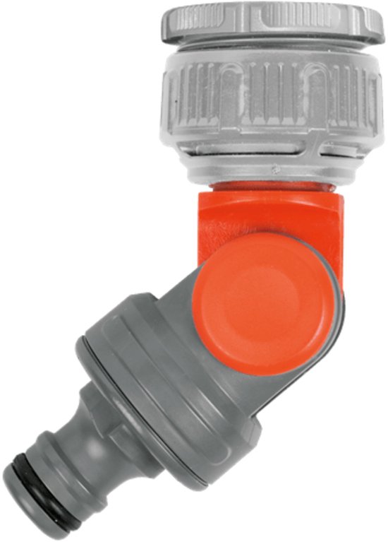 Scharnierend kraanstuk 1/2″ naar 3/4″ Gardena waterkraan koppeling draaibaar slangstuk