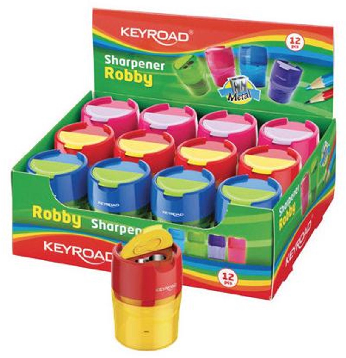 CWR KR971297 potloodslijper Handmatige puntenslijper Meerkleurig