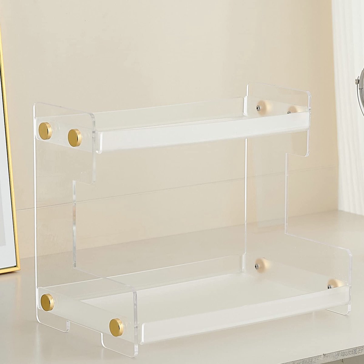 La'Moussawi ® Multifunctionele Organizer voor Badkamer en Keuken met Twee Niveaus