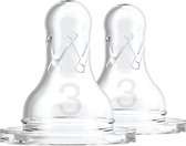 Dr. Brown's Bottle Teat standard - phase 3 - 2 pièces