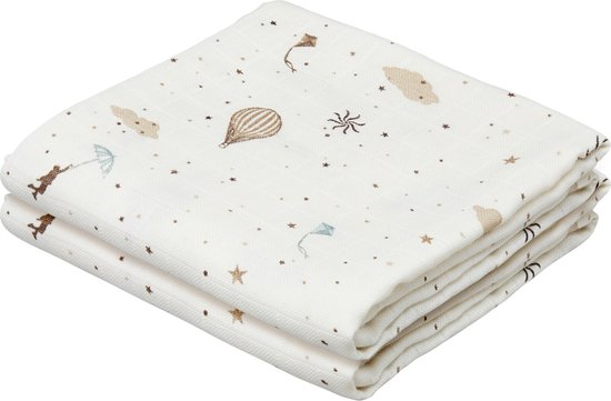 Cam Cam hydrofiele doeken set van twee 70x70 - dreamland