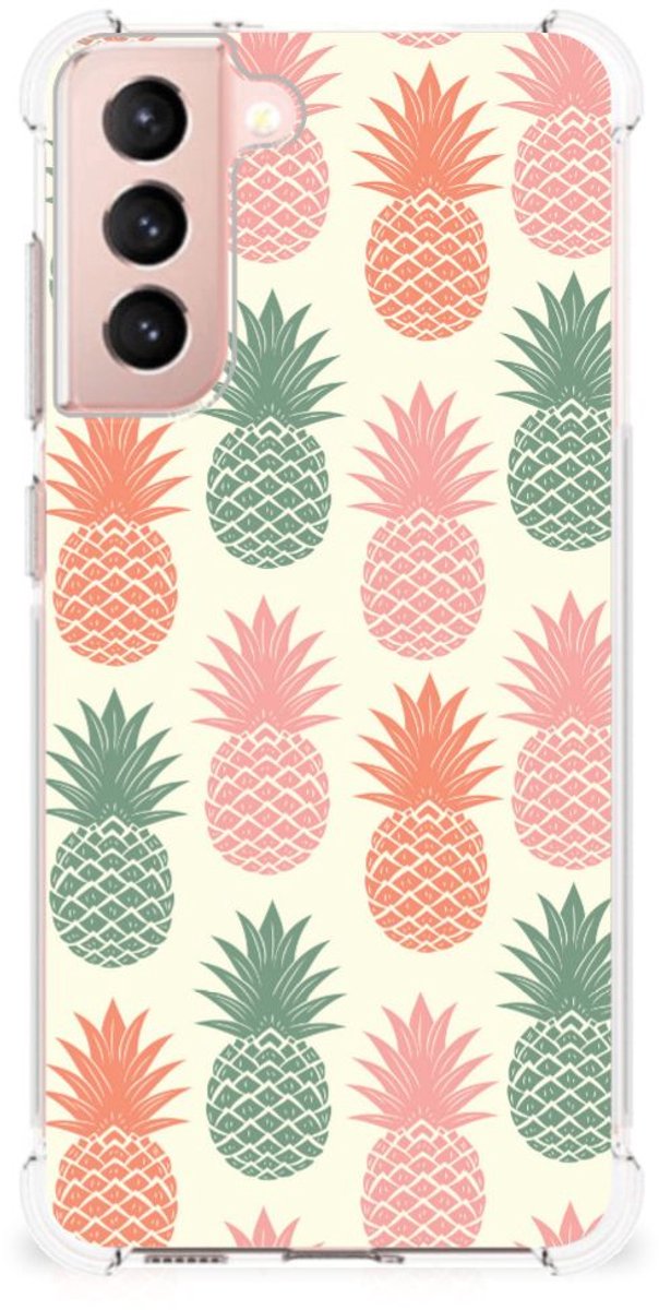 Samsung Galaxy S21 FE Beschermhoes Ananas
