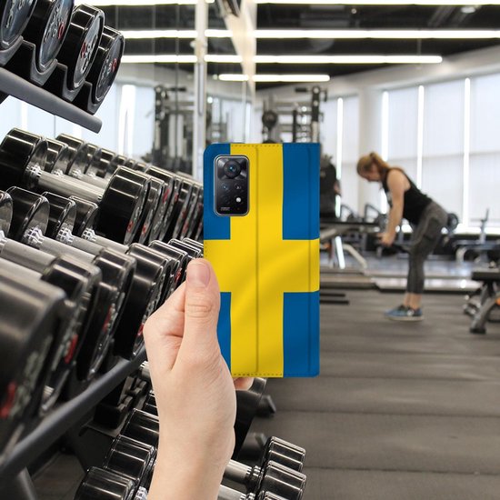 Coque Xiaomi Redmi Note 11 Pro Flip Case Drapeau Suédois