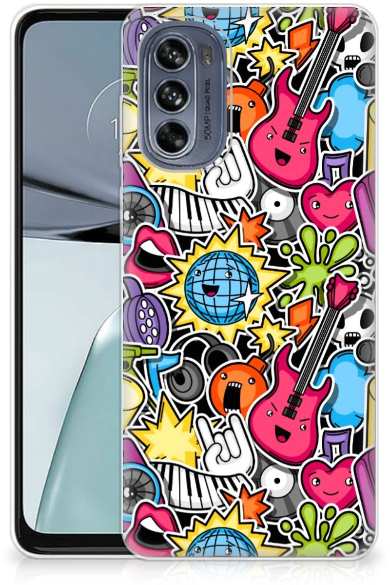 Motorola Moto G62 5G Silicone Back Cover Punk Rock
