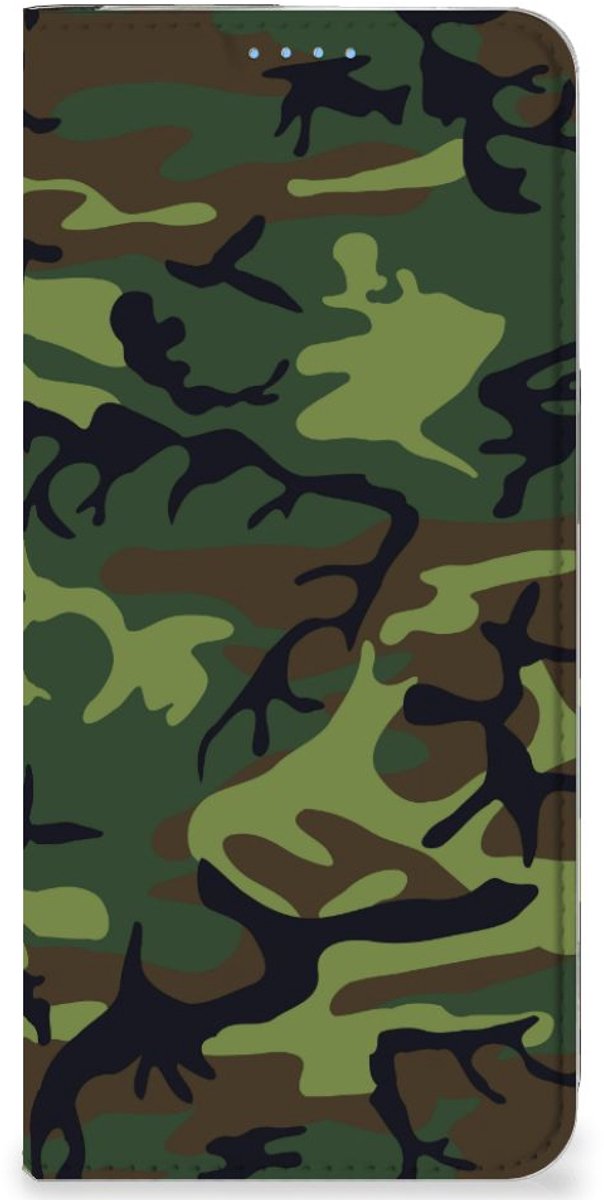 OPPO Reno8 Hoesje met Magneet Army Dark