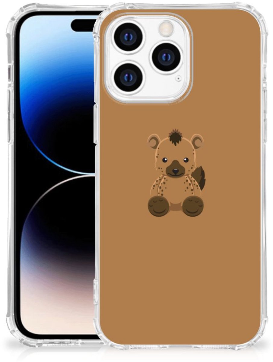 Apple iPhone 14 Pro Max Stevig Bumper Hoesje Baby Hyena