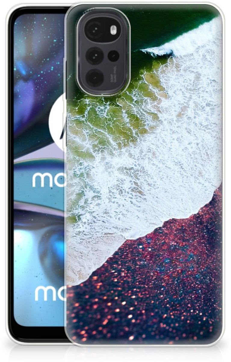 Motorola Moto G22 TPU Hoesje Sea in Space