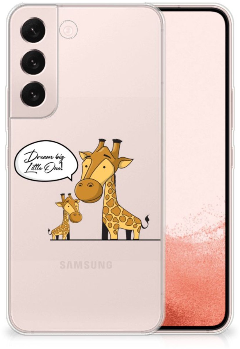 Samsung Galaxy S22 Telefoonhoesje met Naam Giraffe