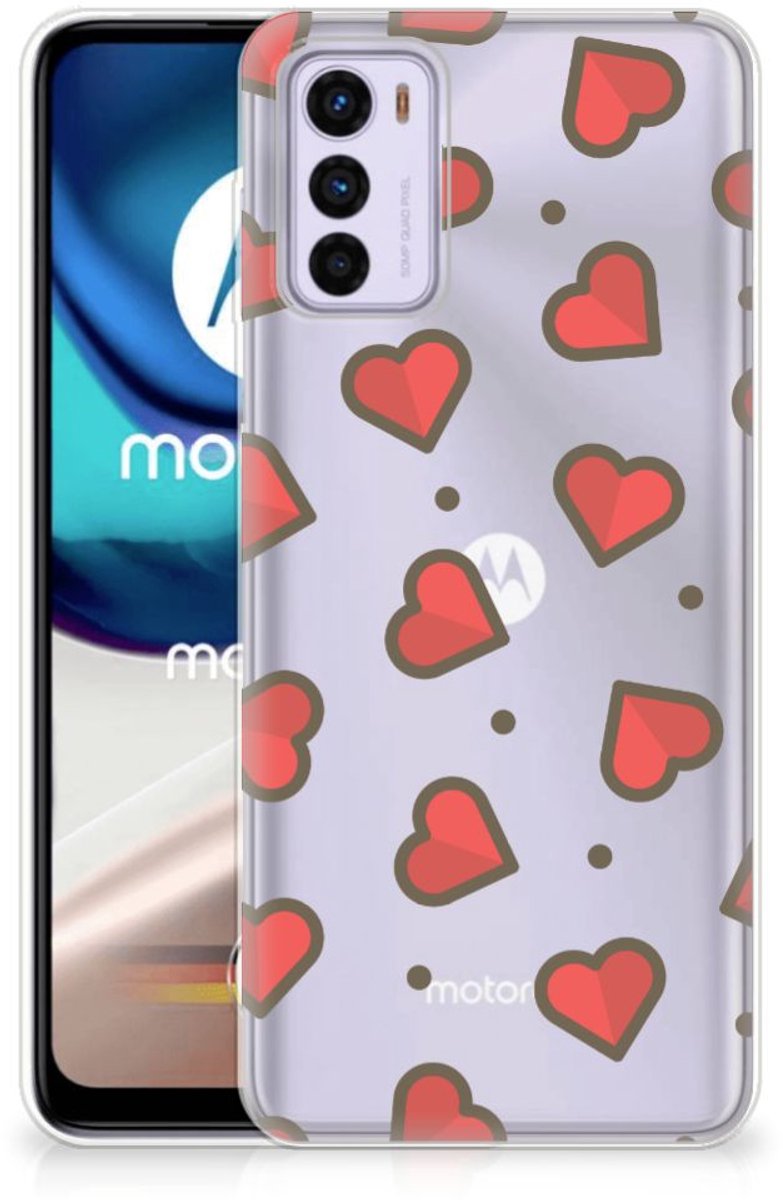 Motorola Moto G42 TPU bumper Hearts