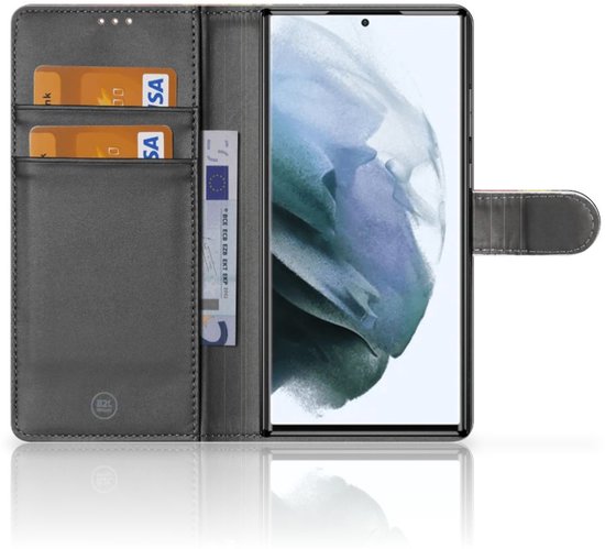 Etui Portefeuille Samsung Galaxy S22 Ultra Smartphone Case België