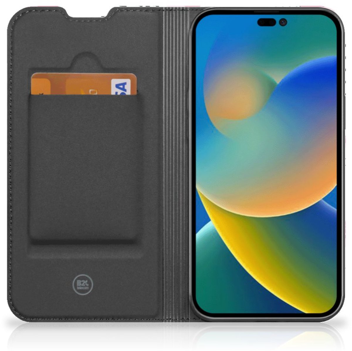 iPhone 14 Pro Max Hoesje maken Flamingo Triangle