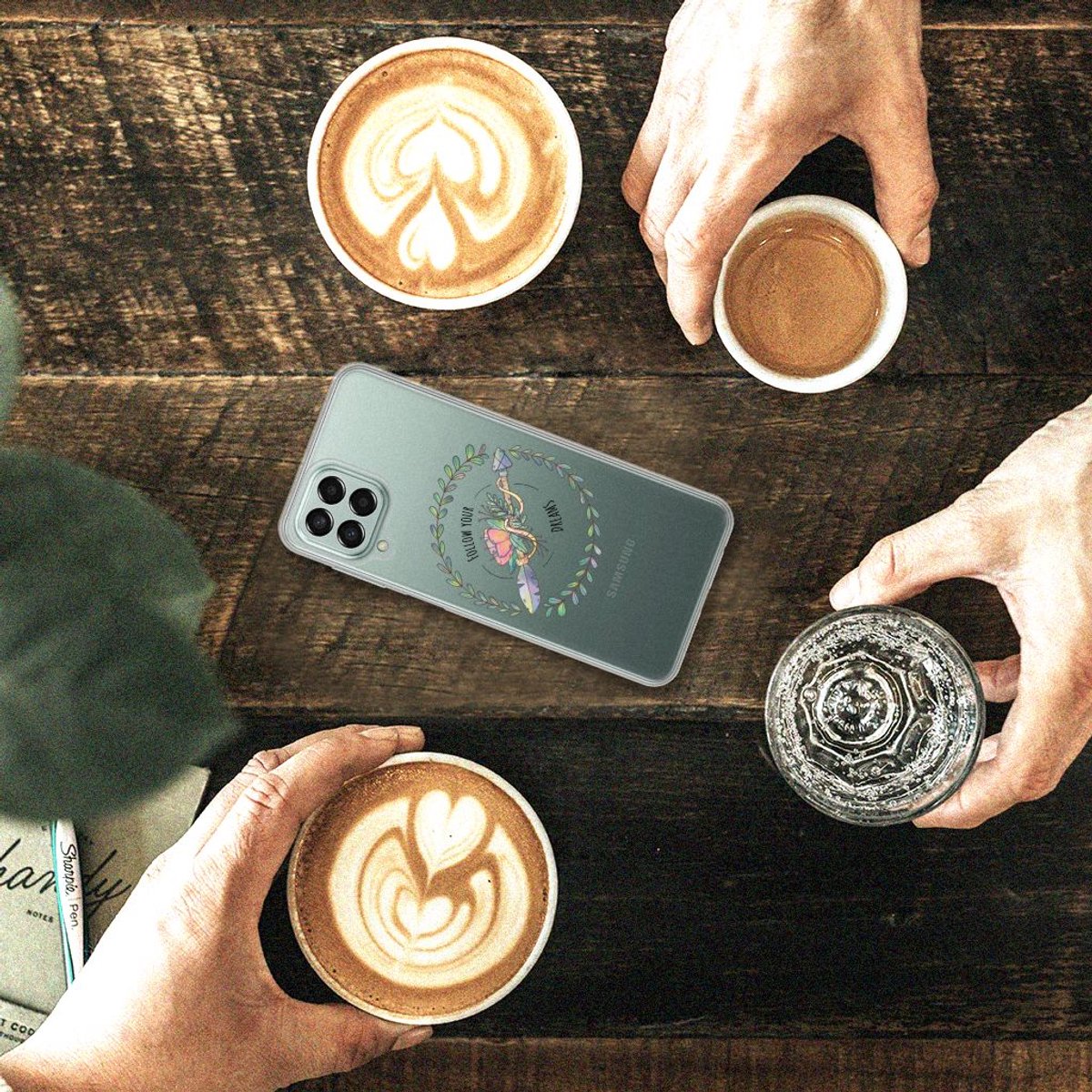 Samsung Galaxy M33 Telefoonhoesje met Naam Boho Dreams