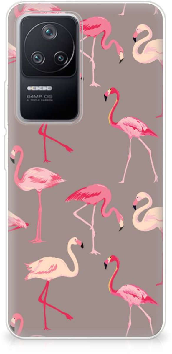 Xiaomi Poco F4 TPU Hoesje Flamingo
