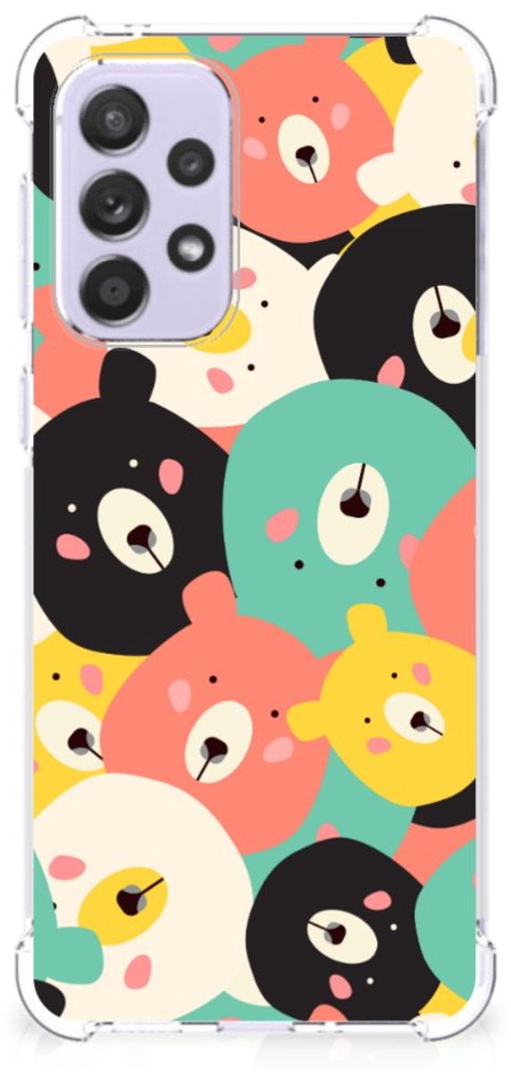 Samsung Galaxy A33 Stevig Bumper Hoesje Bears