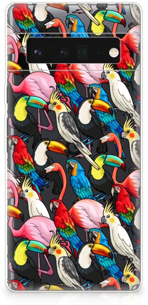 Google Pixel 6 Pro TPU Hoesje Birds