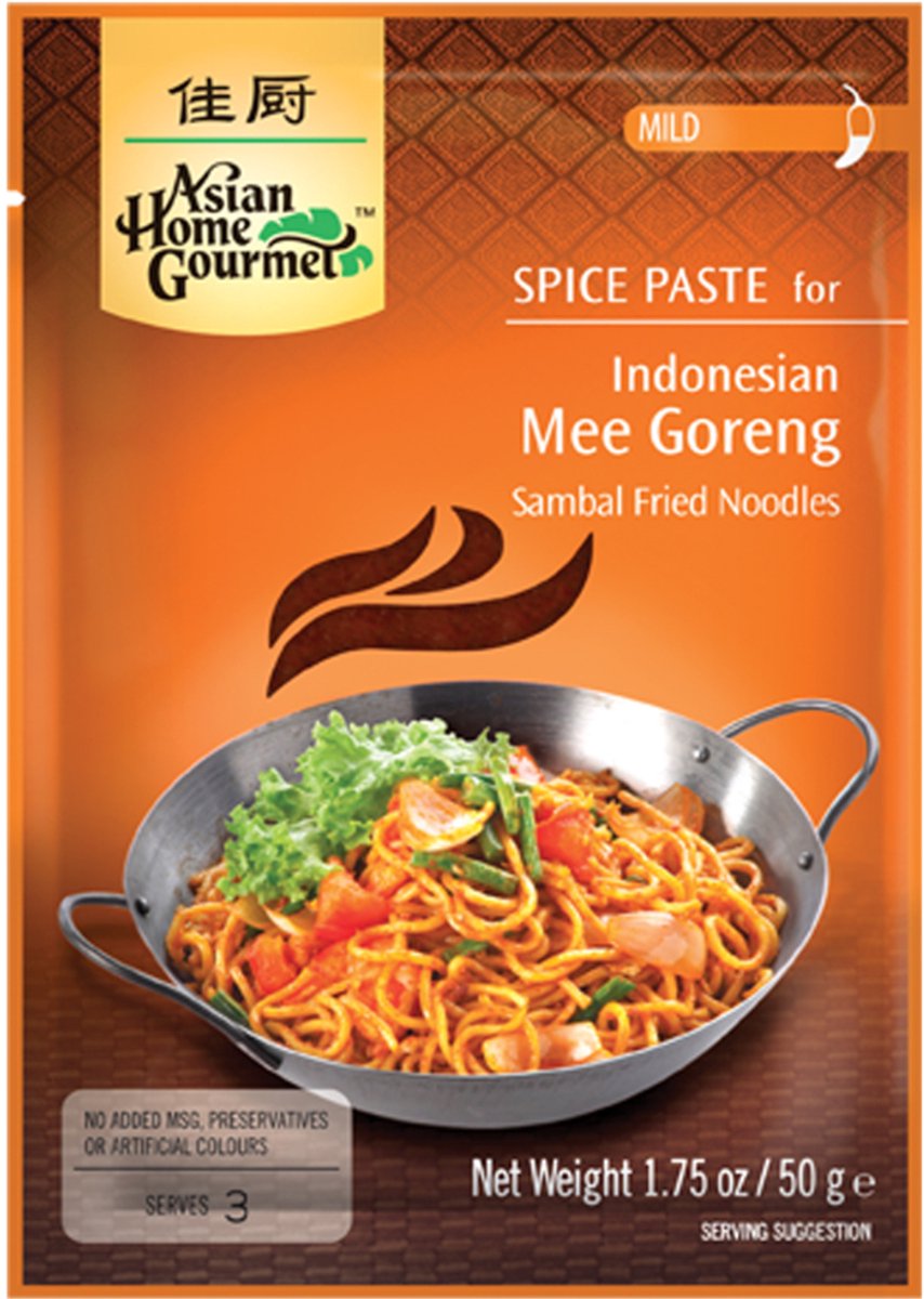 Asian Home Gourmet Indonesische Bami Goreng 12 x 50 g