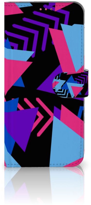 Coque de téléphone OPPO A54 5G | A74 5G | A93 5G Wallet Book Case Design Funky Triangle