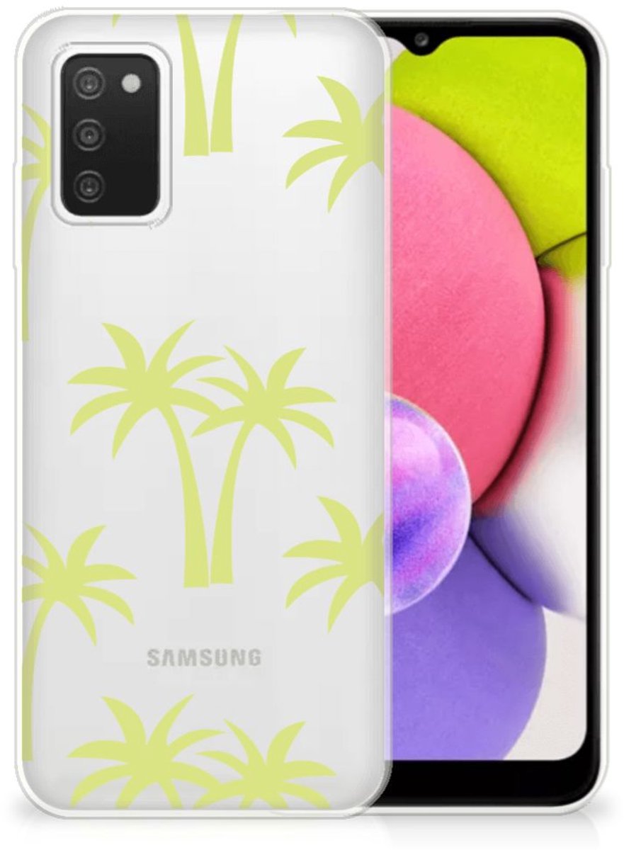 Samsung Galaxy A03S TPU Case Palmtrees