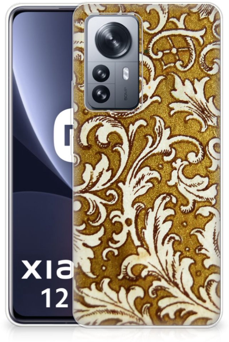 Siliconen Hoesje Xiaomi 12 Pro Barok Goud