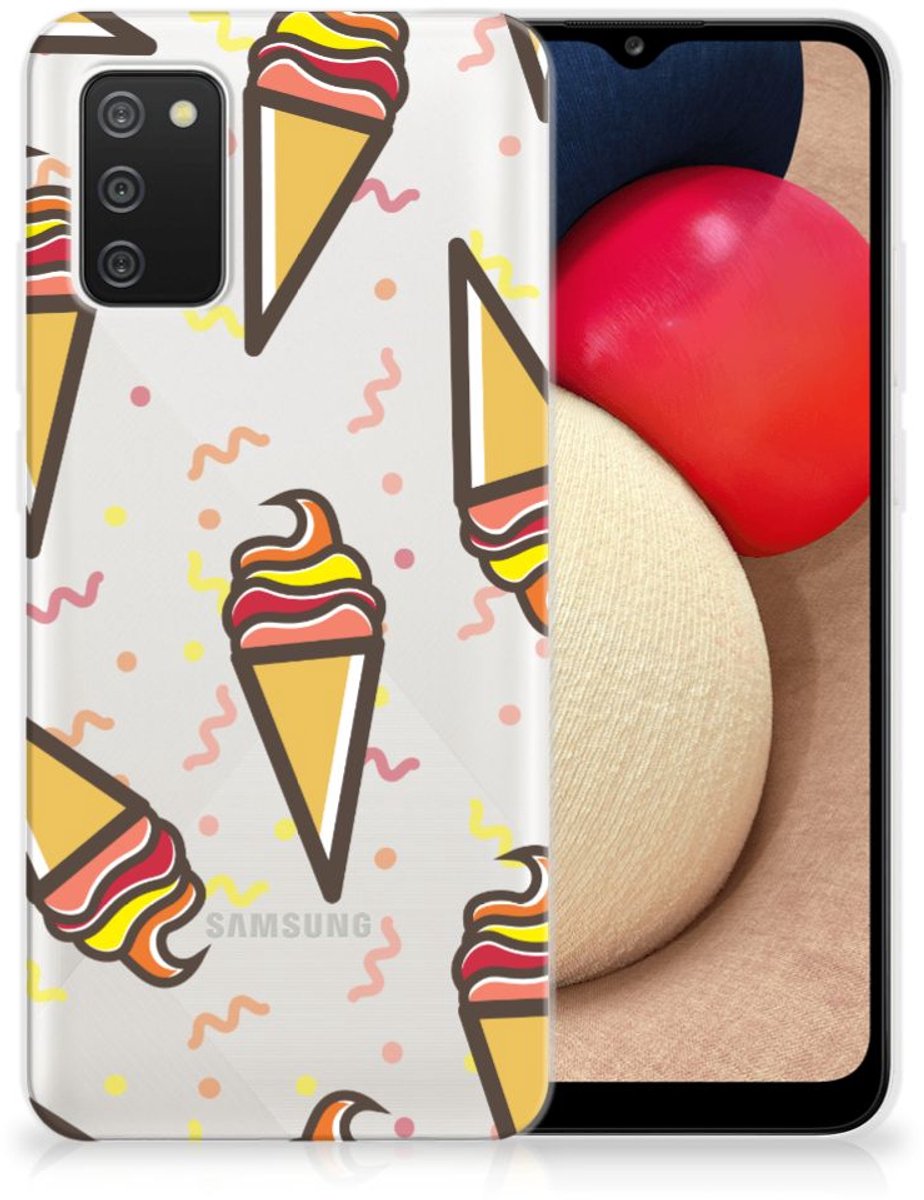 Samsung Galaxy A02s Siliconen Case Icecream