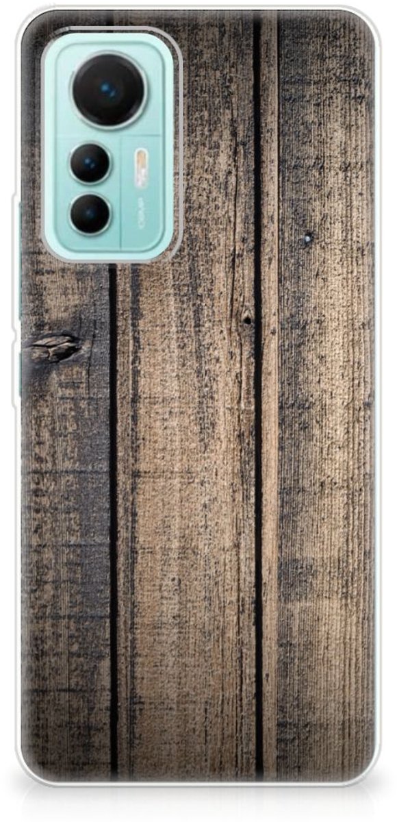 Xiaomi 12 Lite Bumper Hoesje Steigerhout