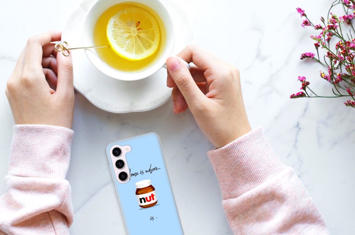 Samsung Galaxy S23 Siliconen Case Nut Home