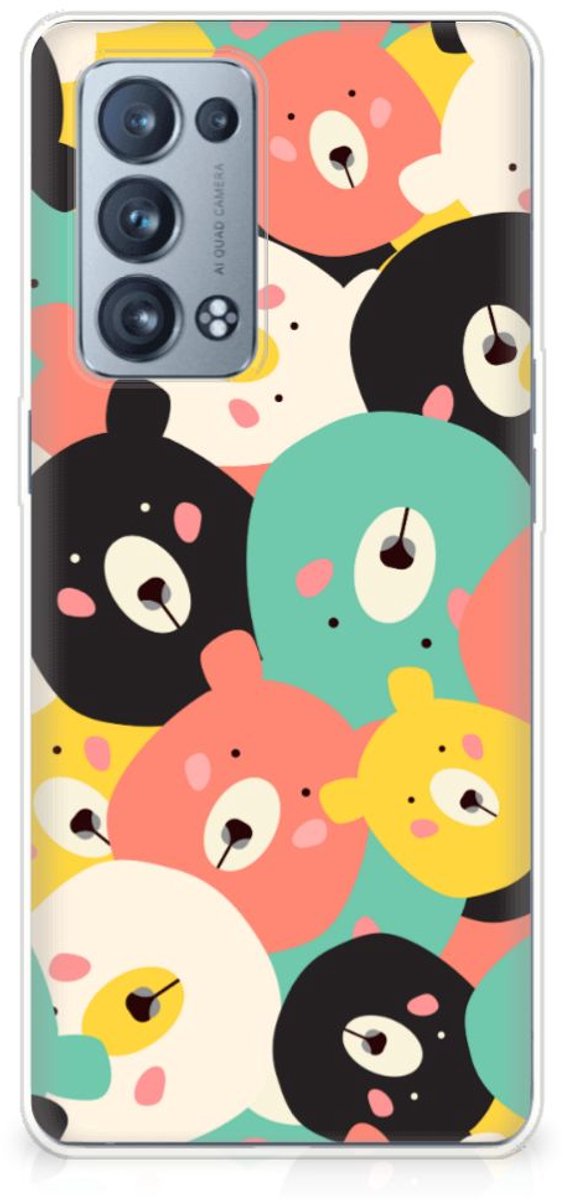 OPPO Reno 6 Pro Plus 5G Telefoonhoesje met Naam Bears