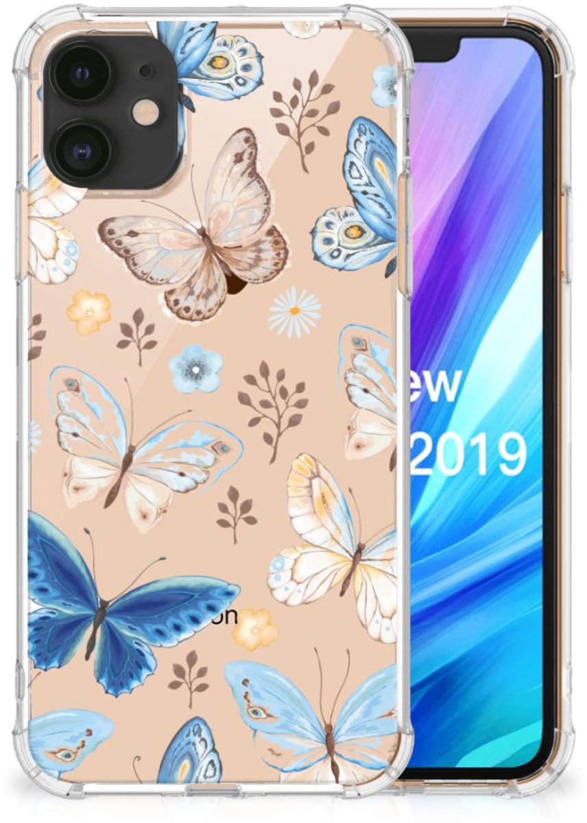 Case Anti-shock voor Apple iPhone 11 Vlinder