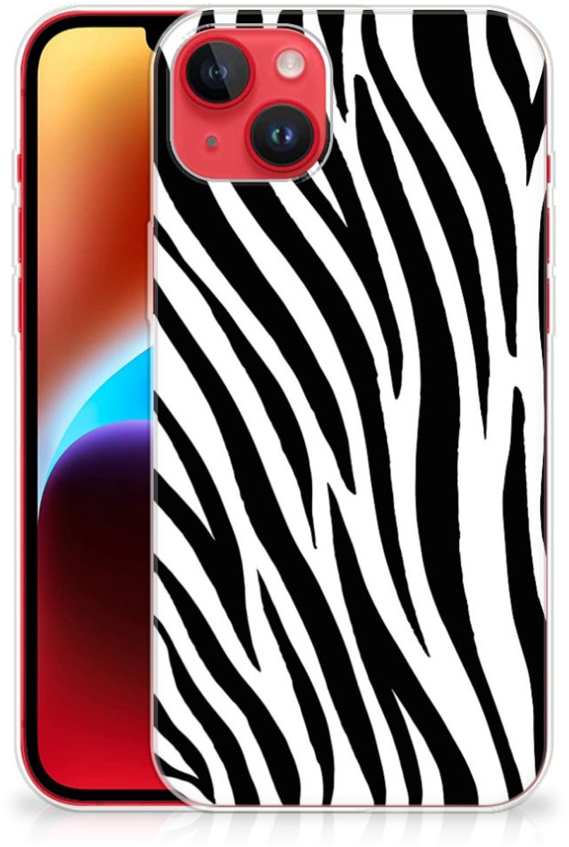iPhone 14 Plus TPU Hoesje Zebra