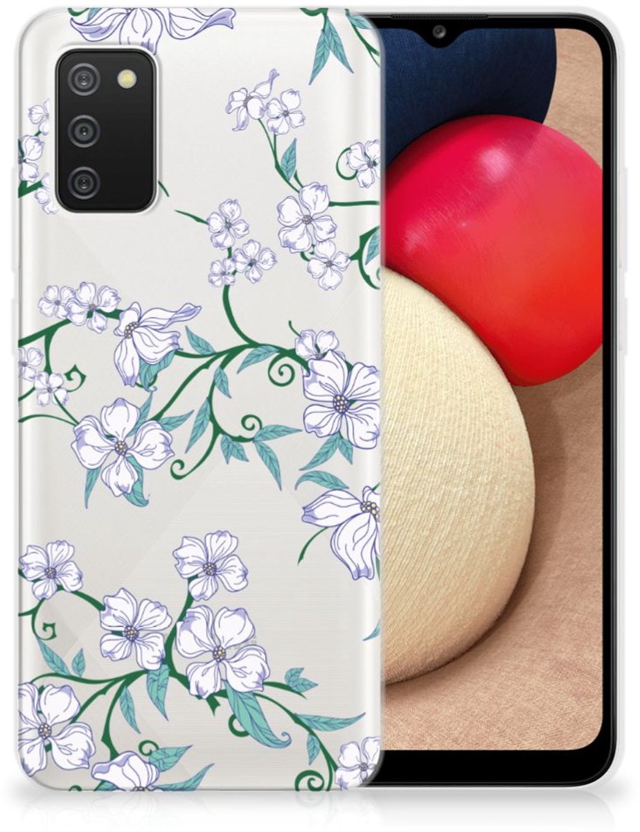 Samsung Galaxy A02s Uniek TPU Case Blossom White