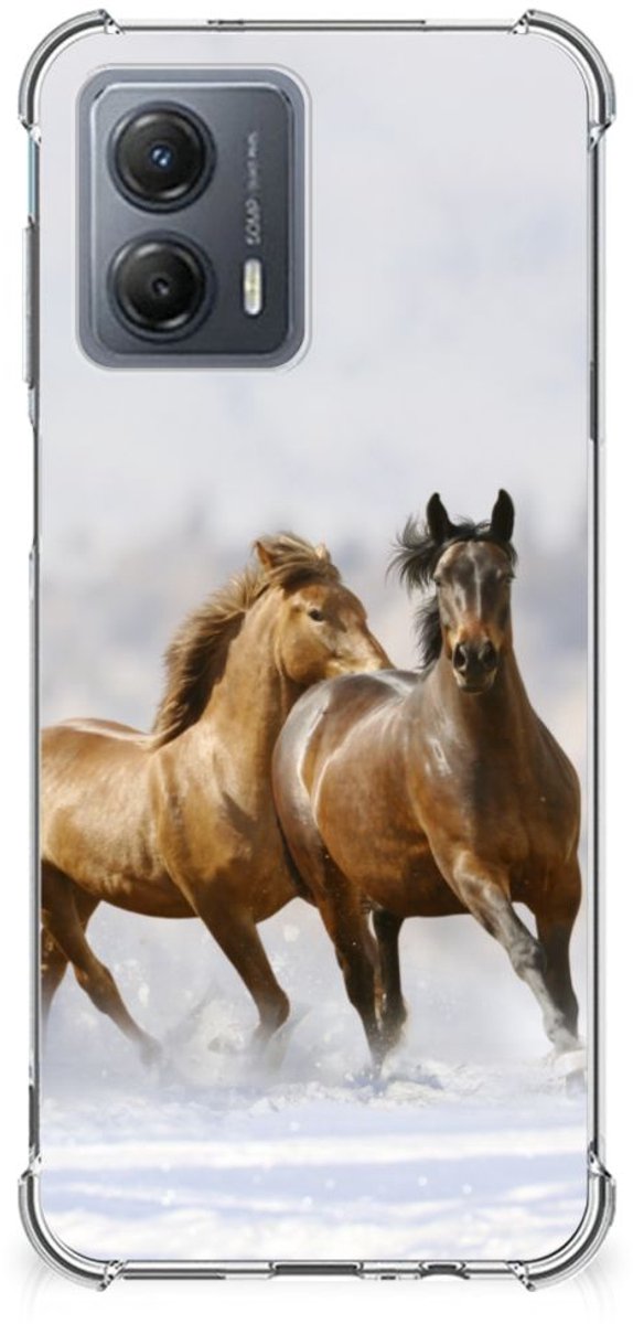 Motorola Moto G53 Case Anti-shock Paarden