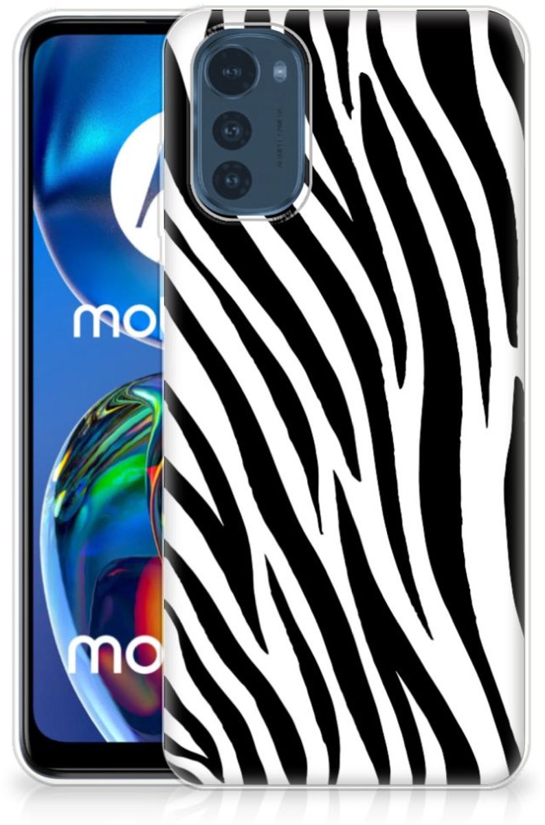 Motorola Moto E32/E32s TPU Hoesje Zebra