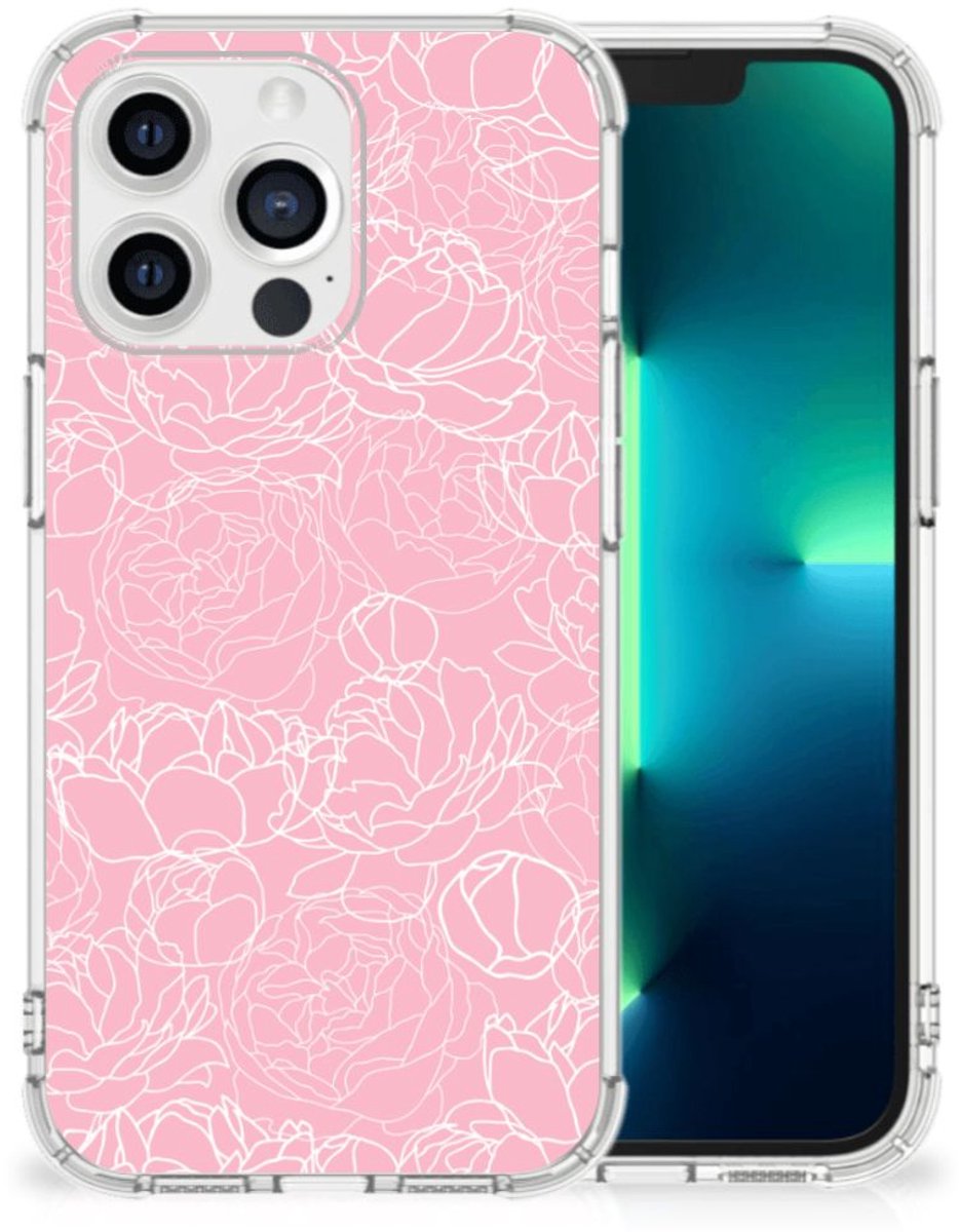 Apple iPhone 13 Pro Case White Flowers