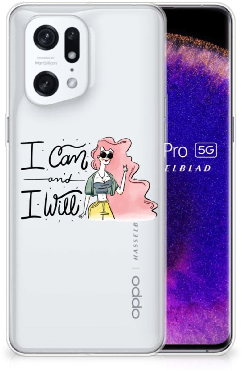 OPPO Find X5 Pro Telefoonhoesje met Naam i Can