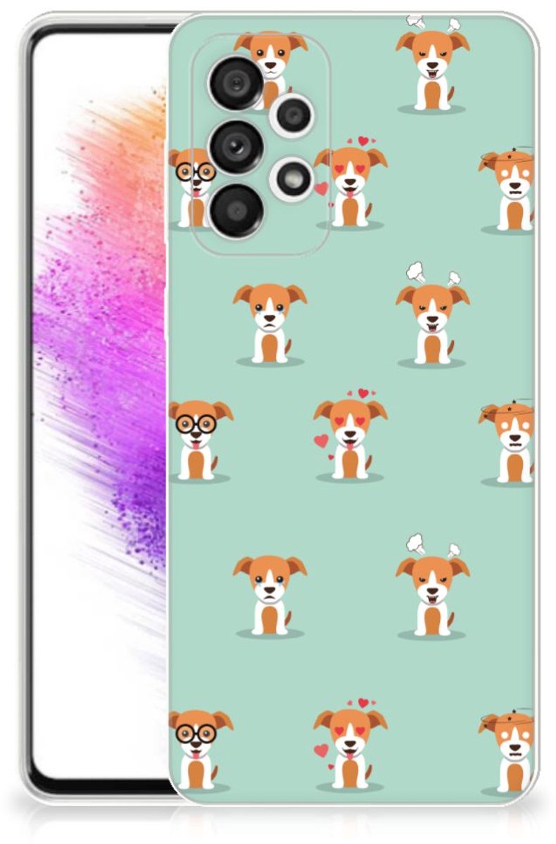 Samsung Galaxy A73 5G TPU Hoesje Pups