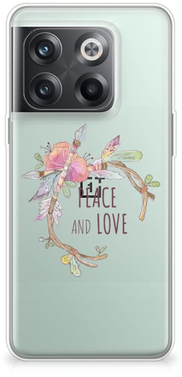 OnePlus 10T Telefoonhoesje met Naam Boho Text