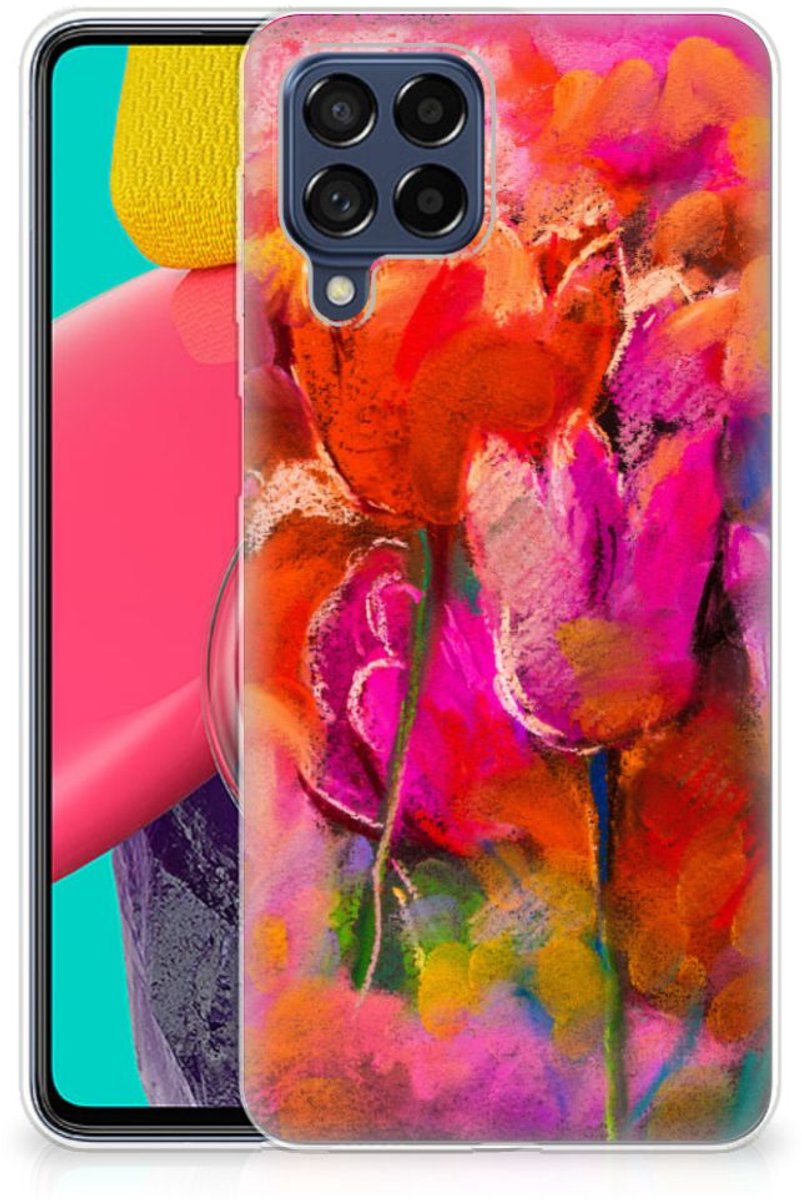 Hoesje maken Samsung Galaxy M53 Tulips