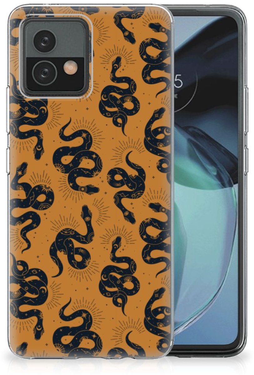 TPU Hoesje voor Motorola Moto G72 Snakes