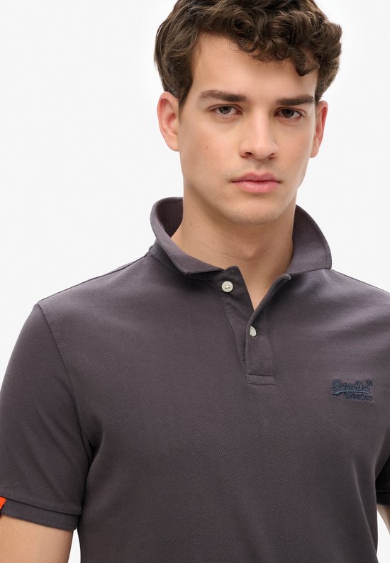 Superdry Vintage Destroy Polo Heren - Maat L