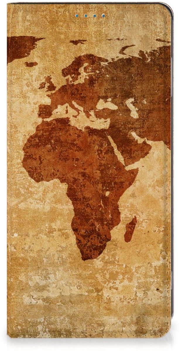 Motorola Moto G53 Book Cover Wereldkaart