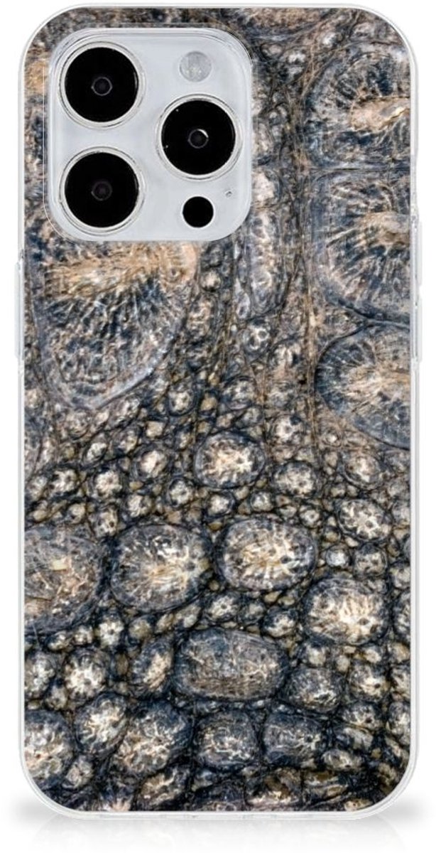 iPhone 15 Pro Max TPU Hoesje Krokodillenprint