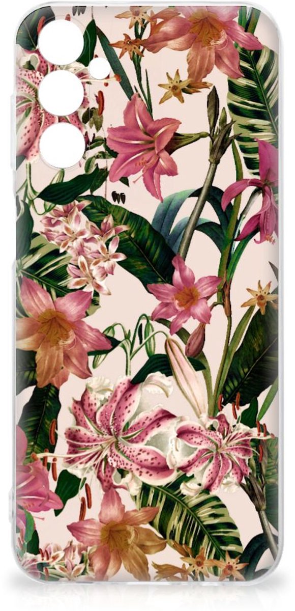 Samsung Galaxy M14 TPU Case Flowers