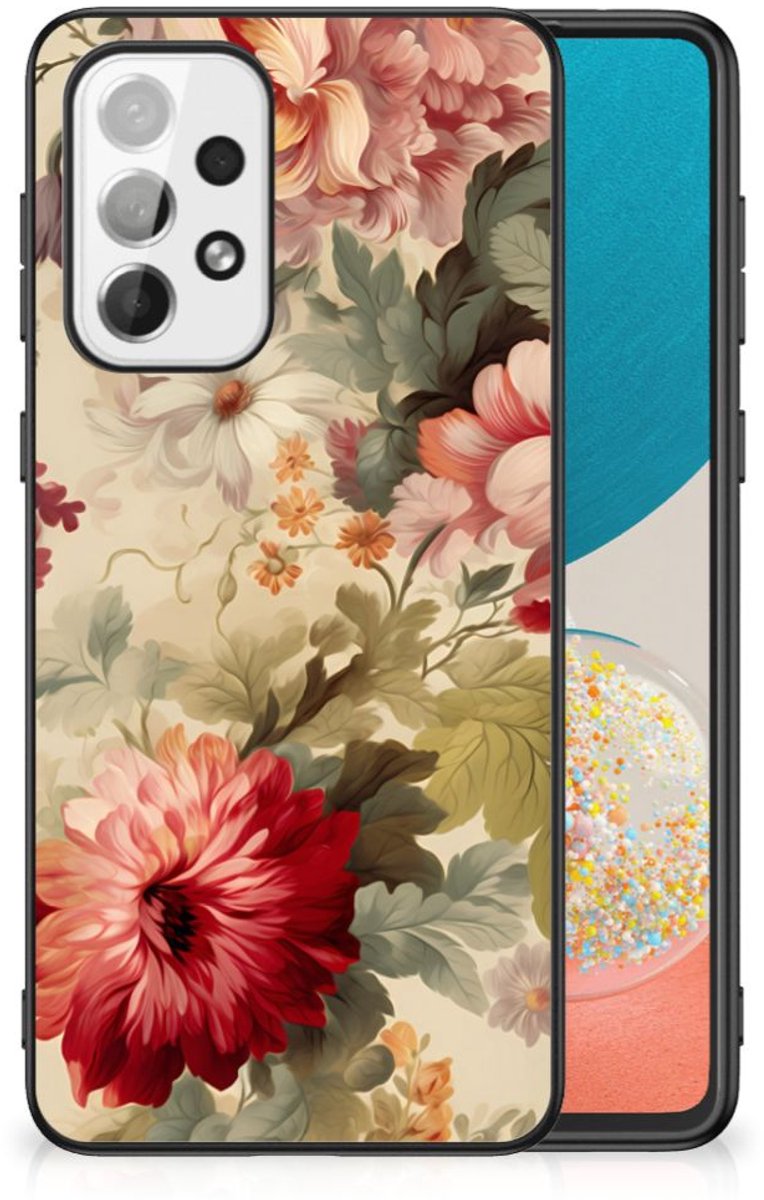 Bloemen Hoesje voor Samsung Galaxy A73 Bloemen