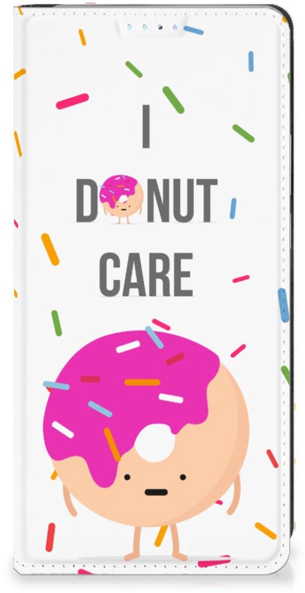 Motorola Edge 40 Pro Flip Style Cover Donut Roze