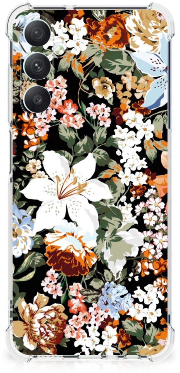 Case voor Samsung Galaxy A05s Dark Flowers