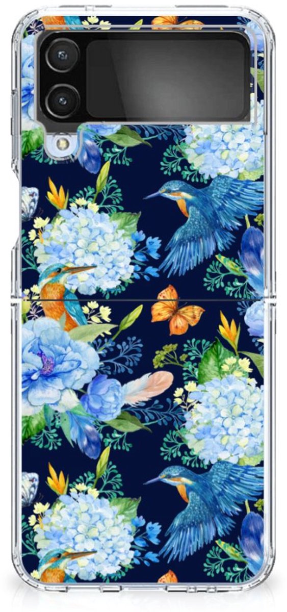 TPU Hoesje voor Samsung Galaxy Z Flip 4 IJsvogel