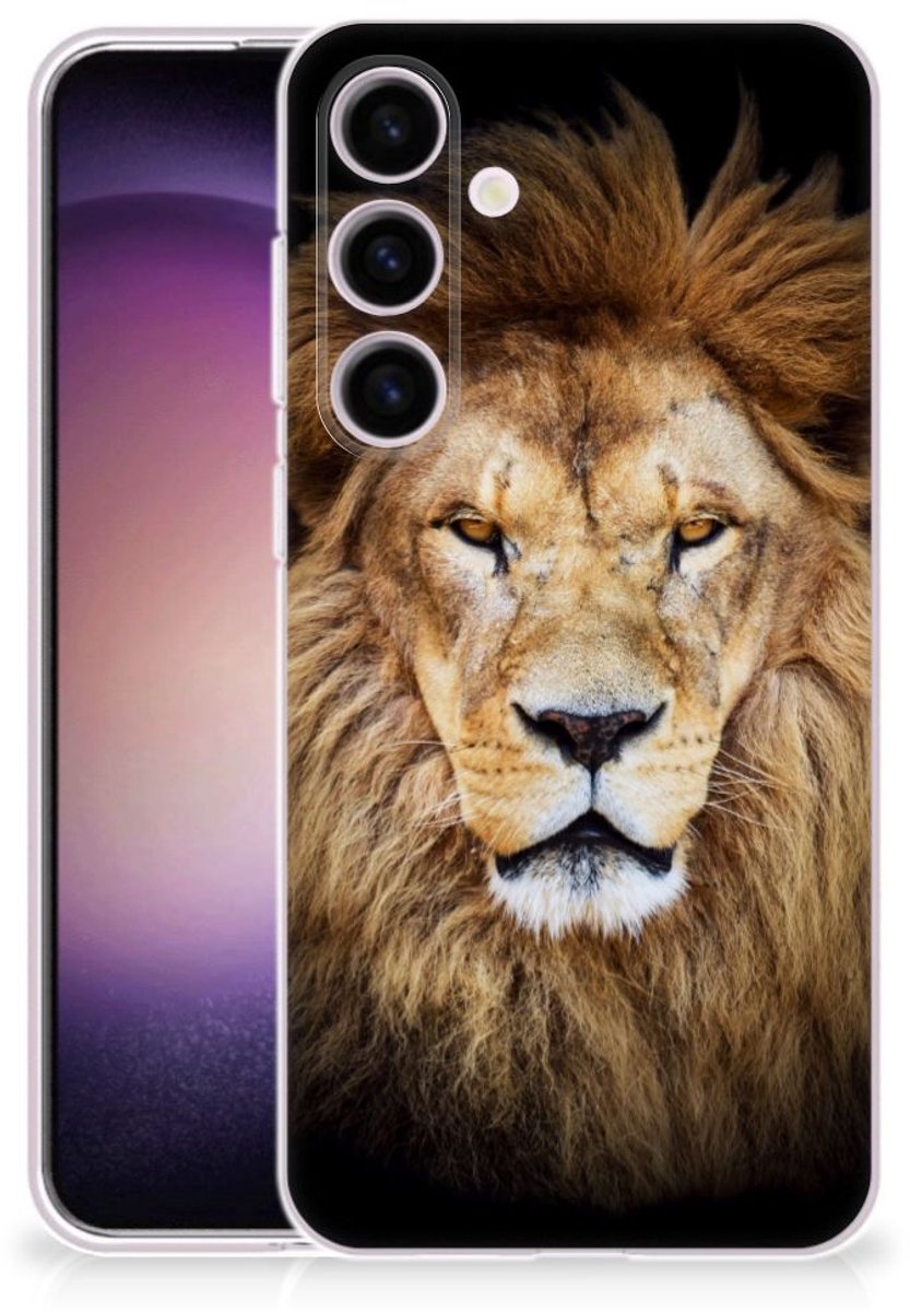 Samsung Galaxy S24 TPU Hoesje Leeuw