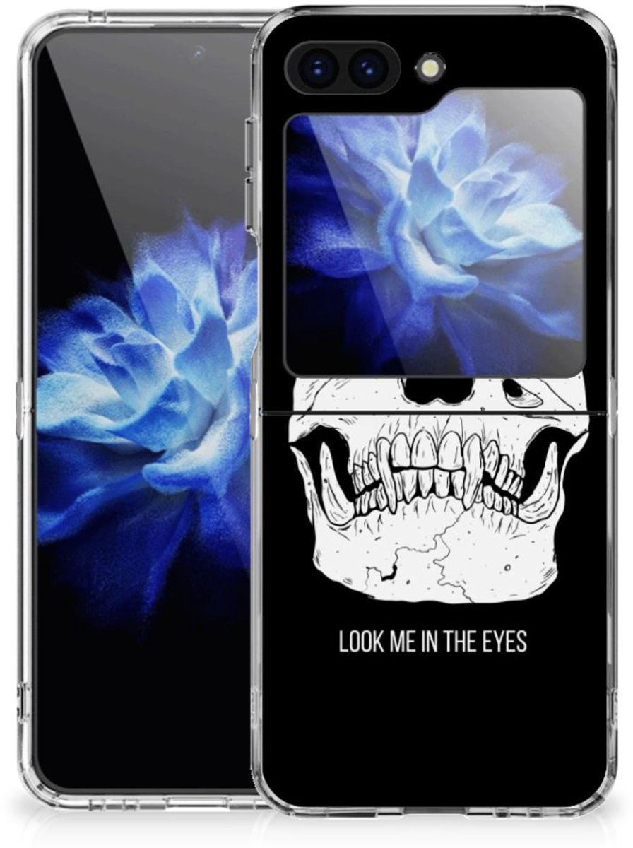 Silicone Back Case Samsung Galaxy Z Flip 5 Skull Eyes