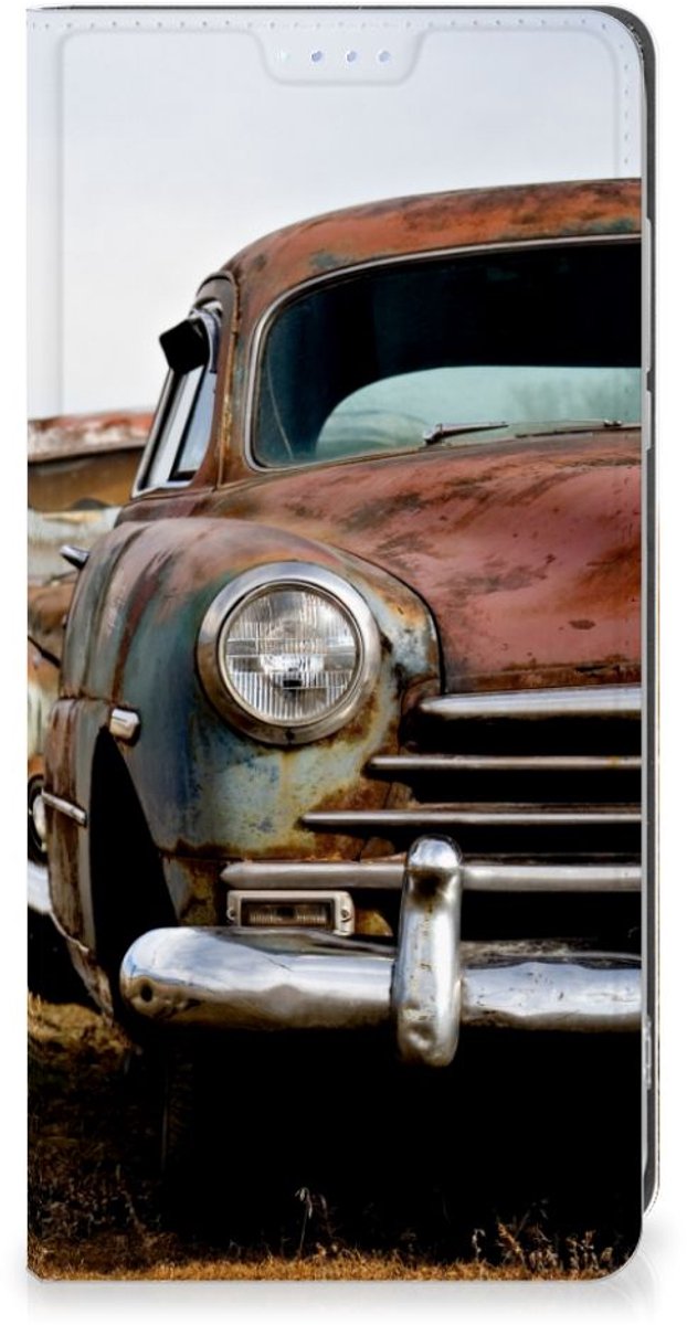 Motorola Moto G84 Stand Case Vintage Auto