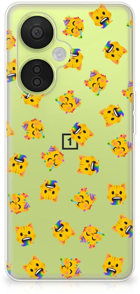 TPU bumper voor OnePlus Nord CE 3 Lite Katten Emojis